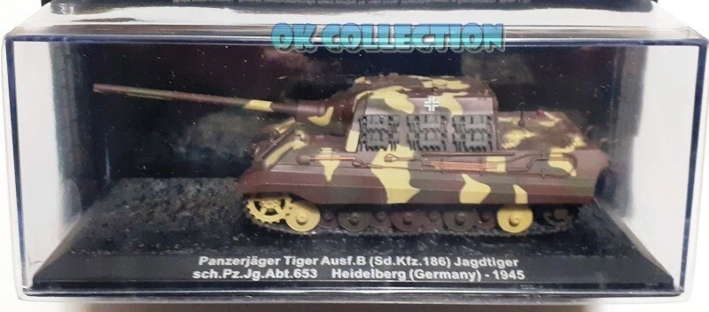 1:72 Carro Armato Panzer Tanks Military SD.KFZ. 186 Jagdtiger (Germany) 1945 - Immagine 1 di 1