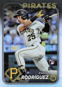 Endy Rodriguez #3 - 2024 Topps Serie 1 - Lámina Arco Iris - RC - Piratas - Casi Nuevo - Imagen 1 de 2