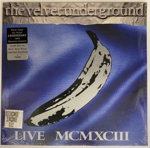 VELVET UNDERGROUND LIVE MCMXCIII VINYL 4LP DEEP BLUE LTD ED RSD 1992 REUNION - Bild 1 von 2