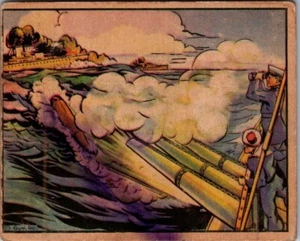 1938 Horrors Of War #94 "Torpedoing the Rebel Cruiser Beleares" - fleckig - Bild 1 von 2