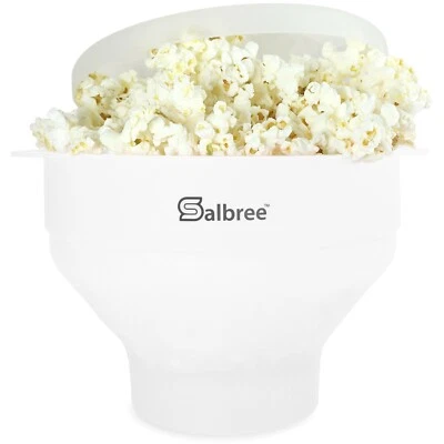 Palomitas de maíz para microondas Salbree original, máquina de palomitas de silicona, plegable... Foto 1 de 4