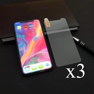 3x 2D Schutzglas passt für iPhone X Tempered Glass 9H Schutzfolie Displayschutz - Picture 1 of 1
