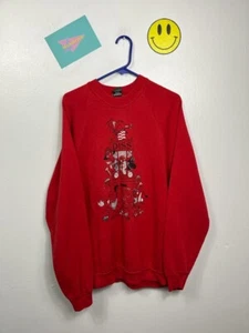 MENS VINTAGE 1992 SCREEN STARS ARTIST MIKE WEBB DISS EXPRESS SWEATSHIRT SIZE XL - Picture 1 of 5