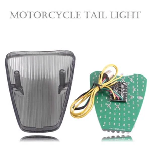 Rear Brake Tail light Turn Signals FOR Honda VTX1300 VTX1800 CUSTOM 2002 Smoke - Picture 1 of 4