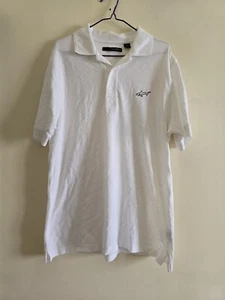 Mens Greg Norman Golf Shirt Size S White in colour - Picture 1 of 5