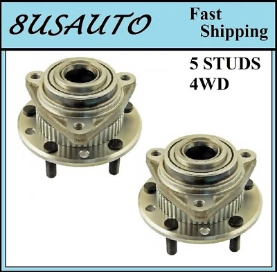 Conjunto de cojinete de cubo de rueda delantera apto para GMC TYPHOON 1992-1993 (4x4 con abs) par Foto 1 de 3