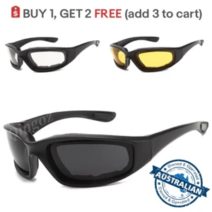 Wind Resistant Sunglasses Sports Motorcycle Bikes Riding Glasses - Bild 1 von 16