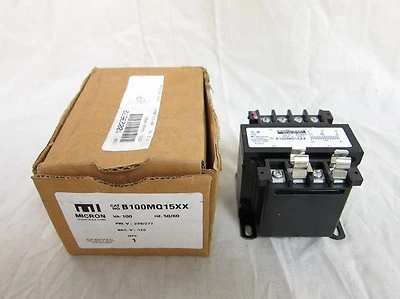 Новый микрон управления трансформатор B100MQ15XX 50/60 Гц VA 100  - Изображение 1 из 3