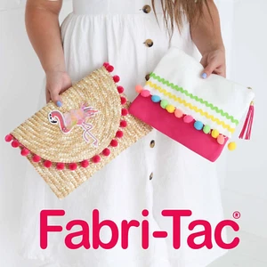 Fabri-Tac 236Ml Large Bottle, Clear, Permanent Adhesive, Fabric Glue - Picture 1 of 12