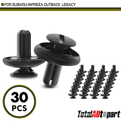 30x Clips de retención de conducto de entrada de filtro de aire tipo tornillo para Subaru 09-20 7 mm nailon Foto 1 de 4