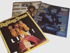 Rolling Stone Magazine & Spin Magazine * total lot of 3 / Jimi Hendrix Cover - Bild 1 von 8
