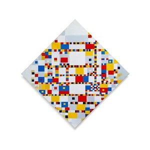 Piet Mondrian, Victory Boogie-Woogie, 1944, 100% Cotton Art Paper, 30" x 30" - Picture 1 of 10