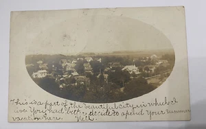 1906 Postcard “Beautiful City” View Postmarked Peotone Illinois IL - Picture 1 of 2