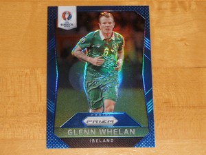 2016 Panini Prizm UEFA Blue Prizm #230 Glenn Whelan 216/249