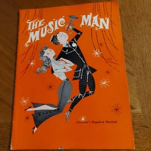 THE MUSIC MAN Souvenir Program FORREST TUCKER / JOAN WELDON Tour 1958 - Picture 1 of 9