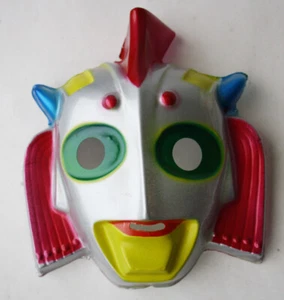 VINTAGE 90'S SPACE JAPANESE ANIME ROBOT MASK HALLOWEEN MAZINGER ULTRAMAN NEW ! - Picture 1 of 7