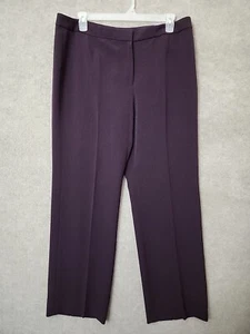 Kasper Kate Classic Fit Dress Pants Womens 16 Burgundy Straight Leg Lined NEW - Picture 1 of 7
