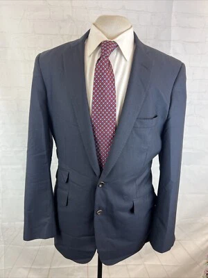 Blazer Tom James para hombre azul marino liso 40R $1,098 Foto 1 de 4