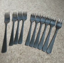 Sheffield Stainless Steel Forks in 3 Sizes Vintage MCM Unbranded TEN