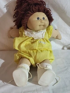 Vintage Cabbage Patch Kids Puppe 1978 1982 #3 Kopf mit Windel, Schuhen & Kleidung - Bild 1 von 12