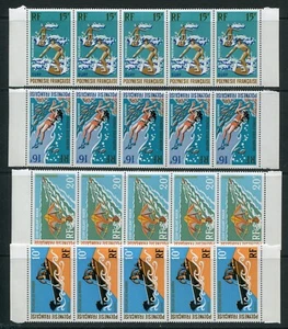 GROSSHANDEL Französisch-Polynesien Scott 263, C71-73 x12 jeweils postfrisch CV 450 $ - Bild 1 von 2