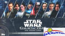 2018 Topps Star Wars Galactic Files Factory Sealed HOBBY Box-2 HITS w/AUTOGRAPH