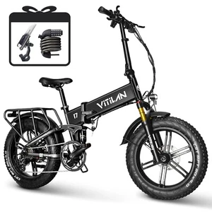 20"E-Bike VITILAN i7 Pro 3.0 250W Folding E-Bike 48V 20Ah Mountain E-Bike 25km/h - Picture 1 of 8