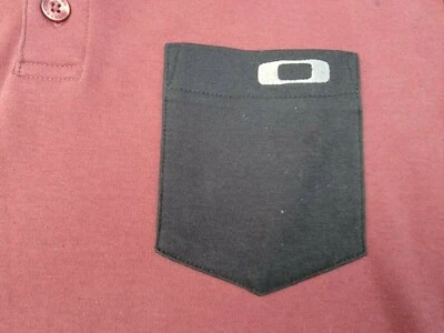 EUC МЯГКИЙ OAKLEY РУБАШКА ДЛЯ ГОЛЬФА КАРМАН МУЖСКОЙ СРЕДНИЙ - Изображение 1 из 4