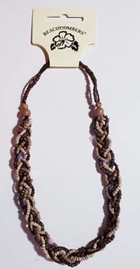 COLLAR tropical Beach Combers con cuentas/disco multihebra nuevo con etiquetas - Imagen 1 de 1