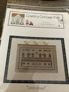 Little League by Country Cottage Needleworks cross stitch pattern - Picture 1 of 2
