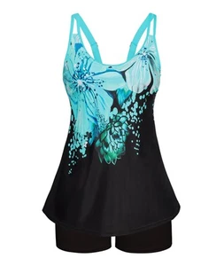 Bathing Suit for Women Tankini Elegant Push Up Tummy Control Swimsuit Beach F... - Picture 1 of 6