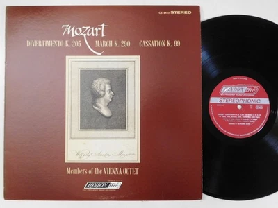 MEMBERS OF VIENNA OCTET Mozart Divertimento, March LONDON LP CS 6433 ffrr Foto 1 de 4