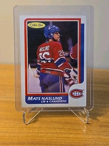 1986-87 O-Pee-Chee #161 Mats Naslund - MONTREAL CANADIENS HABS OPC - Picture 1 of 2