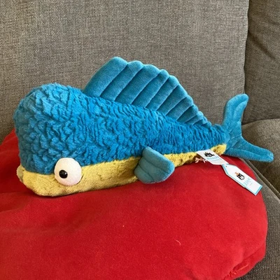 BNWT genuine Jellycat Delano Dorado Fish. Retired, Rare, sea creatures soft toy  - Image 1 of 4