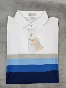 Peter Millar Fulton Performance Jersey Polo MF24EK16S Men's Size Large New  - Picture 1 of 11