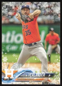 2018 Topps Holiday #HMW20 Justin Verlander - Picture 1 of 2