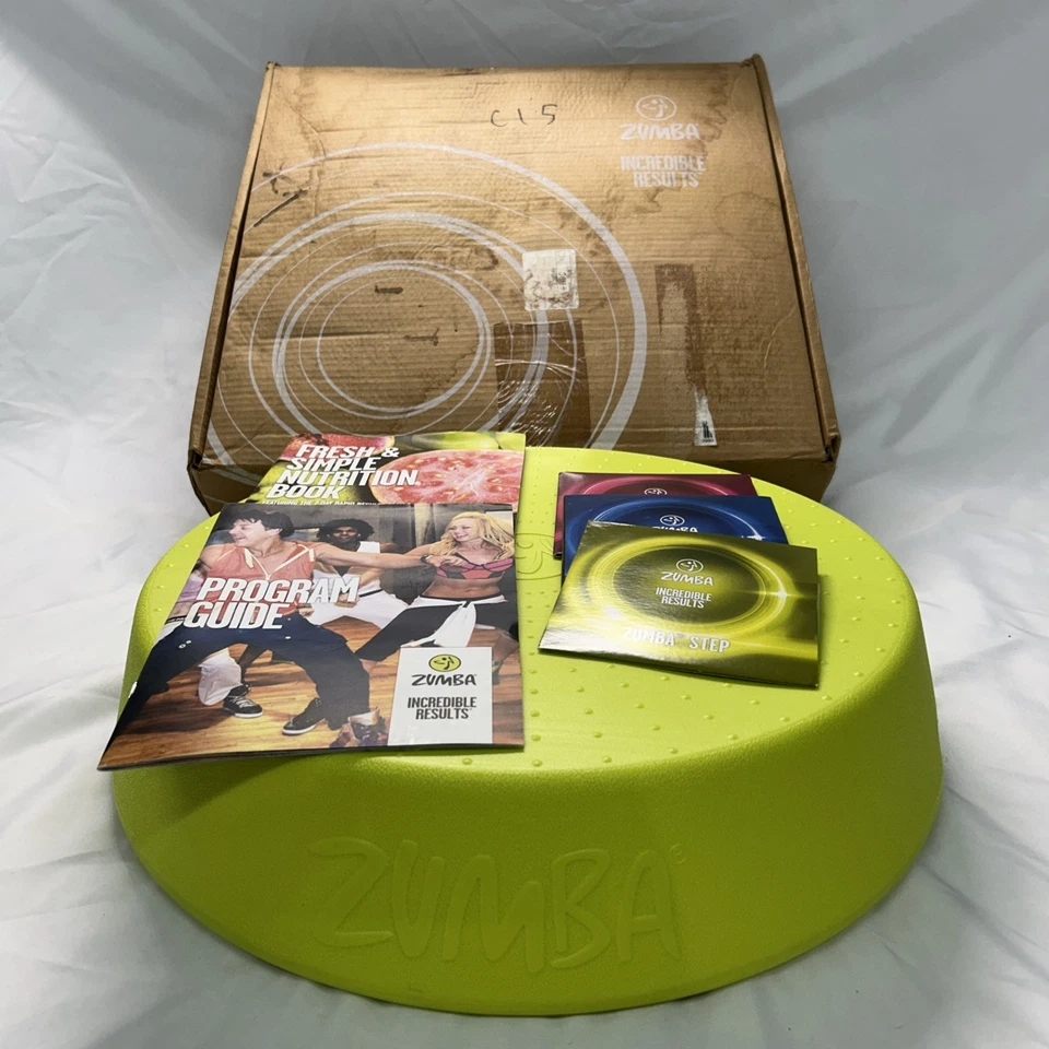 Zumba Incredible Results Kit w/ Rizer Step Platform, 4 DVDs, Guide & Book - Image 1 of 4