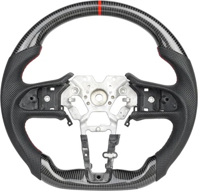 Volante de fibra de carbono real para Infiniti Q50 2019-2022 2017-2021 Q60 Foto 1 de 4