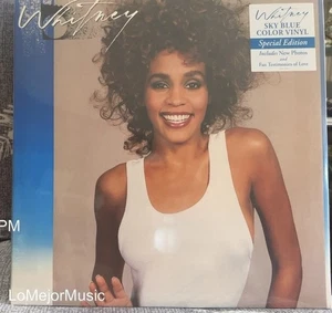 Sealed New LP Record sky blue Color vinyl Whitney Houston Whitney So emotional - Picture 1 of 2