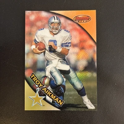 Bowman's Best 1997 - Troy Aikman #10 refractor Foto 1 de 2