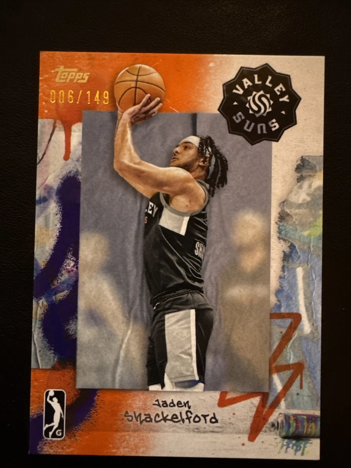 2024-25 Topps G-League - Jaden Shackelford #93 Orange /149 (RC) - Image 1 of 2