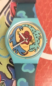 Orologio Swatch CAYMAN GN137 1994 Standard Gents Raro Vintage Swiss Made Quarzo NOS - Foto 1 di 9