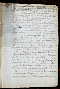 1643 la MURAZ Savoie  grace pour un pendu  accordée par le Duc de Savoie - Picture 1 of 6