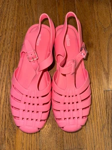 Melissa Womens Possession Sandal Size 9 Pink EU 40 Shoe Fisherman Jelly 90 Y2K - Picture 1 of 7