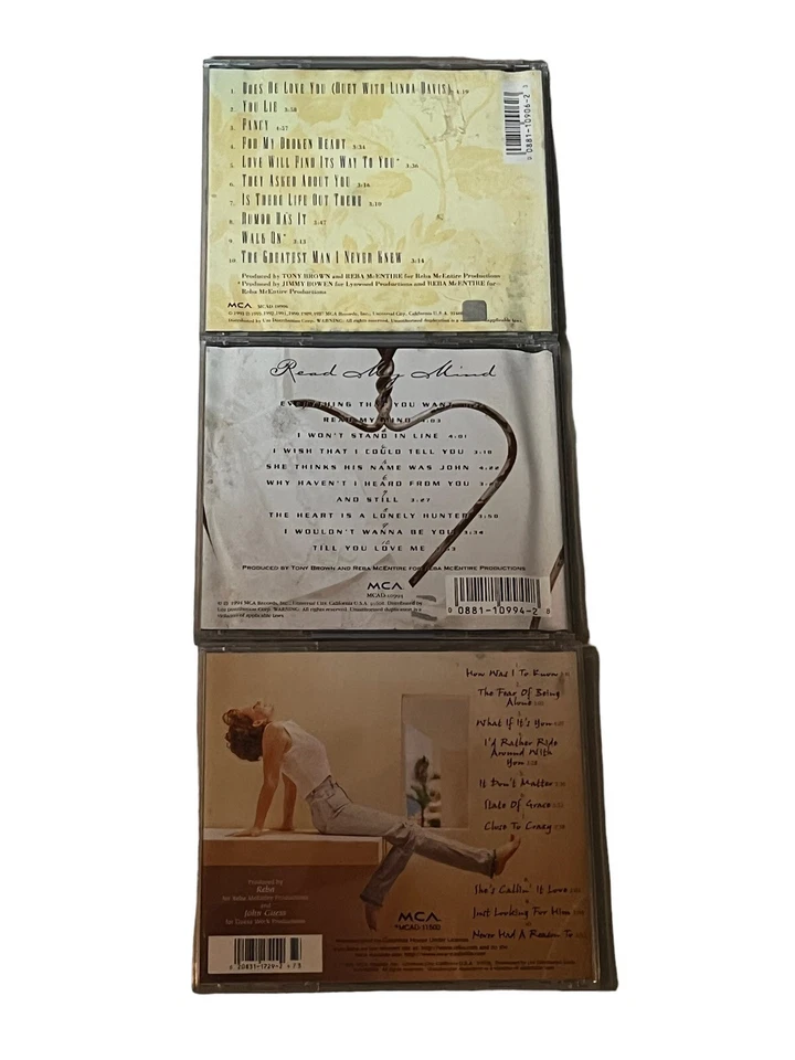 Reba 3 pack Read My Mind, What If It's You, Greatest Hits Volume Two CD,s Foto 1 de 1
