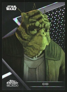Refractores Star Wars 2022 Topps cromo negro #100 Cid/199 - Imagen 1 de 2