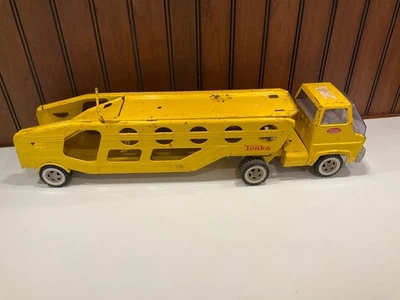 Portavehículos de juguete Tonka vintage sin coches 1963 pieza de exhibición de estado vintage Foto 1 de 4