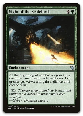 Sight of the Scalelords #207 (NM) Dragons of Tarkir DTK Magic MTG - Image 1 of 2