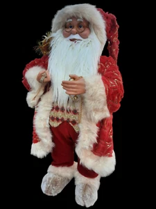 Weihnachtsmann XXL DEKO 81 cm stehend Weihnachten Santa Rot Nikolaus NEU - Bild 1 von 4