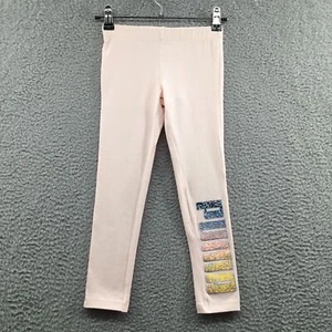 Puma Girl's Logo Leggings Cloud Pink 6 - Picture 1 of 3